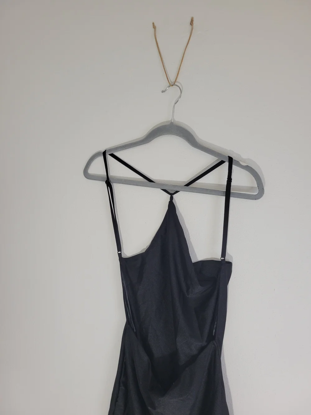 Lioness Black Women Size 6 Asymmetric Slip Mini Dress - Picture 4 of 10